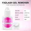 Eyelash Extension Remover Non-irritating Lash Remover for Lash Extensions Fast Action Dissolves Eyelash Remover FADLASH Eyelash Extensions Glue Remover 10ml Gel Remover for Eyelash Extensions
