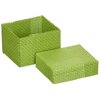 Organic Green 2 Piece Woven Favor Boxes