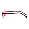 ALWAYSUV Blue Light Computer Glasses for Blocking UV Headache Transparent Lens Unisex Kids Teens Salmon Pink Red