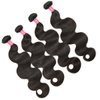 Human Hair Bundles 20 22 24 26 Inch 12A Body Wave Bundles Human Hair 100% Unprocessed Brazilian Virgin Hair 4 Bundles Human Hair Body Wave Human Hair Extensions Bundles Human Hair Natural Black