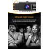 Dual Dash Cam Front and Inside FHD 1080P Dashcams for Cars with Infrared Night Vision Car Camera Driving Recorder 24H Park Monitor Motion Detection G-Sensor for Taxi Uber