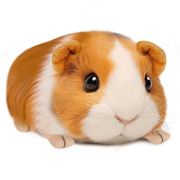 SENPOWER Realistic Guinea Pig Stuffed Animal, Cute Guinea Pig Plush for Kids, Small Stuffed Animals Toys for Boys Girls Children's Christmas Birthday Gifts (Yellow-Brown)
