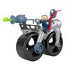 Fisher-Price Imaginext Minions Gru's Rocket Bike, Character Figure and Push-Along Toy Bicycle Set for Preschool Kids Ages 3-8 Years