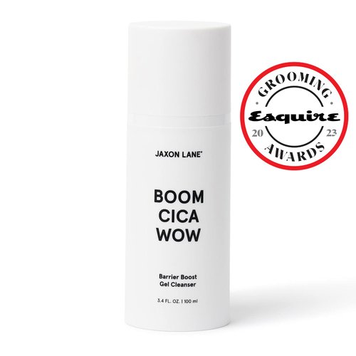 JAXON LANE Mens Face Wash BOOM CICA WOW Barrier Boost Gel Cleanser, Daily Facial Cleanser for Men & WOMEN: Hydrating Face Cleanser + Centella Asiatica, Hyaluronic Acid, Purifying Malachite, Green Tea