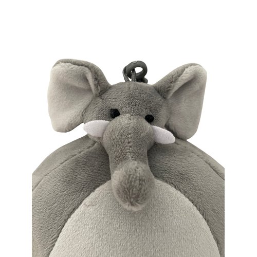 TINY HEADED KINGDOM Stuffed Animal, Elephant Plush Toy for Girls and Boys, Adorable Bear Stuffed Animals, Big Plushies Small Head, Shrunken Head Bear, Bear Stuffed Animal with Small Head, 7 in