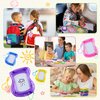 Aodaer 6 Pieces Mini Magnetic Drawing Board with Pen 4 Inch Backpack Keychain Clip Drawing Boards Erasable Doodle Board Sketch Pad Drawing Tablet for Birthday Gifts Car Trip Educational Toys