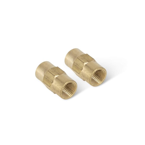 4LIFETIMELINES Brass Brake Line Union, 3/16 (M10x1.0 Inverted), 10/bag