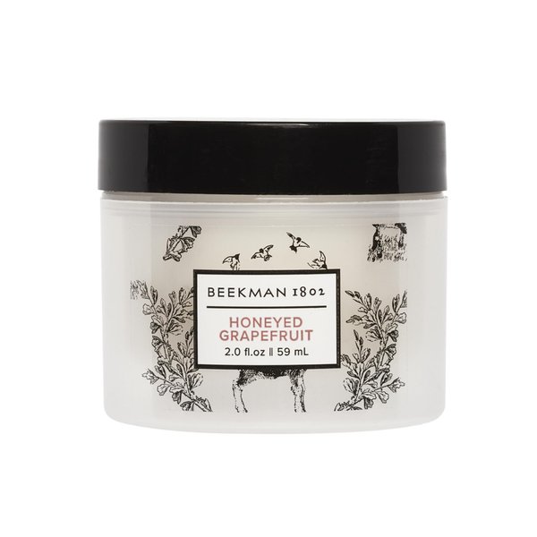 Beekman 1802 Whipped Body Cream, Honeyed Grapefruit - Scented - 2 oz - Intensely Hydrating & Softens Skin - With Goat Milk - Good for Sensitive Skin - Cruelty Free