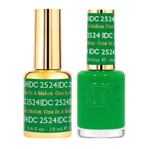 DND Gel Polish Set - 1 each of Gel Polish and Nail Polish, 2524 One In A Melon, 0.5 Fl Oz