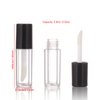 COSIDEA 52pcs Empty Black 0.8ml mini lip gloss tubes Sample size lipgloss containers for sample sack lip oil DIY