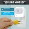 ZISUYU Motion Sensor Night Light Plug in with 3 Modes,Dual Colors,Dimmable,UL-Certified,Dusk to Dawn Sensor Nightlight Plug into Wall Ideal for Home Bathroom Kitchen Hallway Stair Toilet 4 Pack