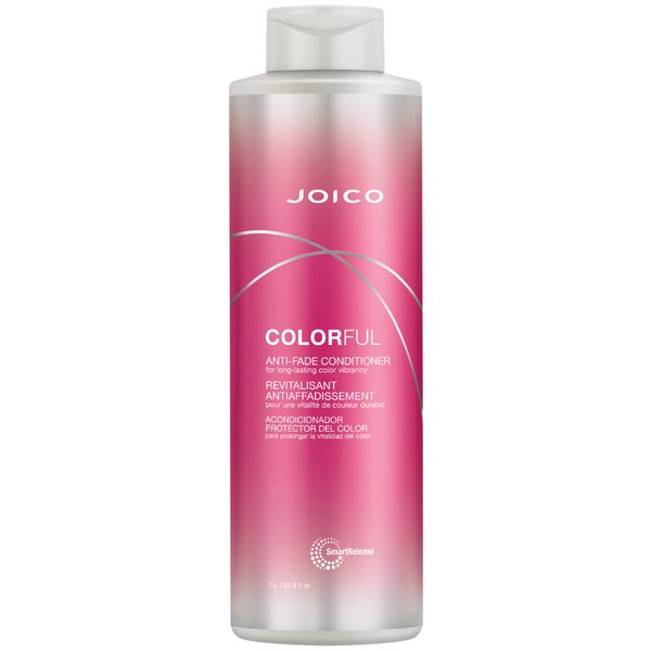 Joico Colorful Anti-Fade Conditioner | For Color-Treated Hair | Preserve Hair Color & Vibrancy | Boost Shine & Reduce Breakage | Sulfate Free | With Camellia Oil & Pomegranate Extract | 33.8 Fl Oz