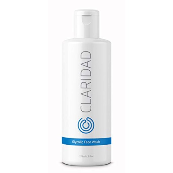 12% Glycolic Acid Exfoliating Face Wash | Medical Grade [Strong] Anti-Wrinkle Anti-Aging Anti-Acne Deep Clean Facial Cleanser, Fades Age Spots & Evens Tone | Claridad Skincare