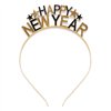 PHALIN Happy New Year Headbands for Women, New Year’s Eve Hat Star Hairbands New Year Party Supplies Holiday Gifts
