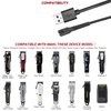 Anrom Replacement Charger Cord USB for Wahl Clipper, Charging Cable for Wahl 8164/8591/8148/8504/8171/8173/1919, Magic Senior Detailer Sterling-4 Cordless Clippers, for Finale & Vanish Shaver