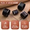 8 Pcs Leather Hole Punch Die Round, 8 Sizes Hollow Punch Cutter Set, Cutting Mold Punching Die Set for DIY Leather Craft, Leather Cutter Hollow Punching Tool with Plastic Box
