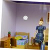 TOYANDONA Miniature Clock Model Models Furniture Tiny House Accessories House Floor Clock Doll House Scene Decoration Doll House Decor Miniatures White Wall Clock Alloy.Glass.Paper Props