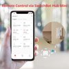 SwitchBot Bot 3Pack with Hub Mini - Smart Switch Button Pusher, Wireless App & Timer Control, Compatible with Alexa, Google Home, IFTTT, Easy to Use, Smart Light Control Set（White）