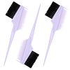 Emperor Hair Dye Brushes - 3 Angled Tint Brushes with Integrated Combs - Hair Dye Brush Applicator - Hair Root Touch Up Brush - Color Brushes for Hair Salon (Lavender Purple)