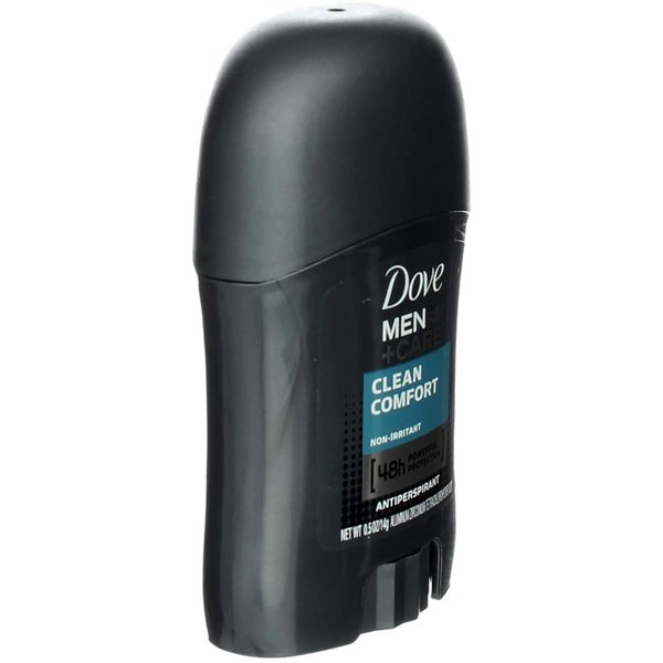 DOVE MEN + CARE Antiperspirant Deodorant Stick Clean Comfort 72-Hour Sweat & Odor Protection Antiperspirant for Men With 1/4 Moisturizing Cream 0.5 oz (Packaging May Vary)