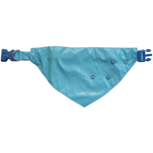 PetsRus Orea - Small Dog Collar with Removable Bandana - Color:Blue
