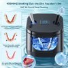 Ultrasonic Retainer Cleaner Machine - Ultrasonic U-V Cleaner for Dentures ligner, Mouth Guards, Braces, Toothbrush Heads, 45kHz Ultrasonic Retainer Cleaner for All Dental Appliances, Jewelry - Black