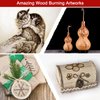 Wood Burning Kit for Beginners, 73PCS Professional Wood Burning Pen and Accessories Wooden Kits Embossing Carving and Wood Burning