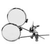 MAXIMIZE Double Loupe Clip On to Eyeglass Frames | Magnification 3X Each & 6X Combined Power | Built for Jewelry Repair, Watchmaking, Electronics Repair, and Steampunks