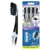 Oral-B Pro-Flex Charcoal Manual Toothbrush, Soft, 4 Count