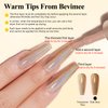 Bevimee Holographic Nail Polish 12ML Air Dry Fast Iridescent Shimmer Glitter Nail Polish Chameleon Champagne Holo Laser Pearl Nail Polish Nail Art-No Require Cured 1PC