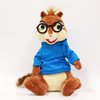 Movie Toys Alvin and The Chipmunks Plush Dolls Cute Chipmunks Stuffed Toys Kids Gift,Alvin, Theodore&Simon Toys (Blue+Red+Green)
