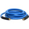 BLUBIRD BB3815 3/8" x 15' Rubber Air Hose, 100% Rubber, Lightest, Strongest, Most Flexible, 300 PSI, 50F to 190F Degrees, Ozone Resistant, High Strength Polyester Braided