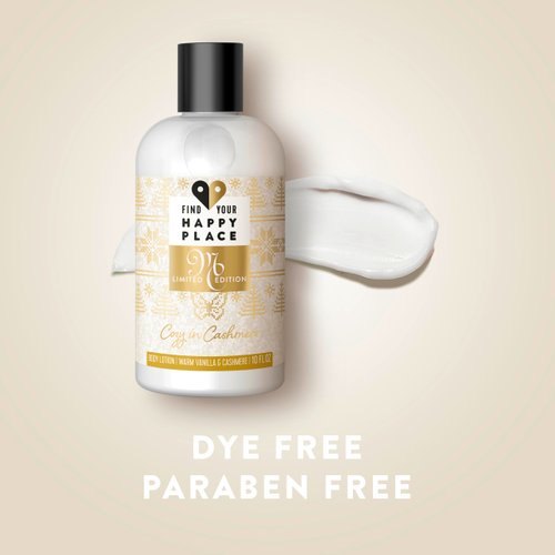 Find Your Happy Place Cozy in Cashmere Body Lotion Warm Vanilla & Cashmere, 10 fl oz