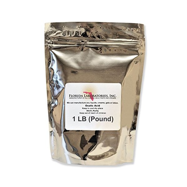 OXALIC ACID 99.6% 1 Lb. Deck, Crystals, Metal Cleaning- Rust Removal, Wood Stain Remover and More!