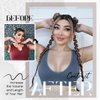 Dreamlover Y2K Braided Hair Bun Extensions, Pre Braided Ponytail Extensions with Hair Ties, Synthetic Long Pony Tail Hair Extensions for Women, Stylish Girls Fake Hairpieces, Light Brown, 2 Pieces