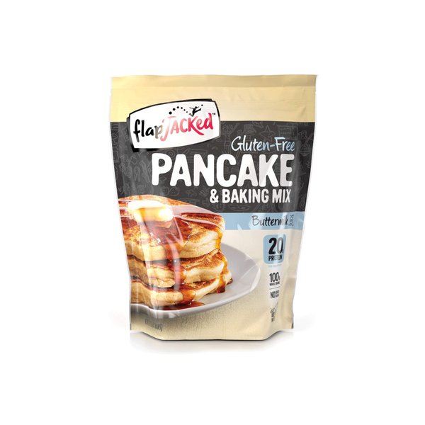 FlapJacked Gluten-Free Protein Pancake & Baking Mix, Buttermilk, 24oz