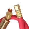 WYNNsky Rubber Lead-in Air Hose, 3/8" X 30" (1/4 in. MNPT Ball Swivel x 1/4 in. FNPT Ends), 300 PSI, Red Heavy Duty Air Compressor Lead- in Hose