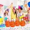 Shihanee Sport Party Favor Bags Ball Themed Party Goody Candy Bags Sport Game Treat Bags Baseball Football Basketball Soccer Non Woven Gift Bags Sport Theme Party Supplies (Basketball,50 Pcs)