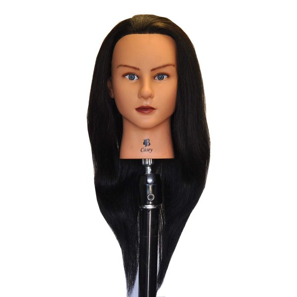HairZtar Human Hair 20 - 21 " Mannequin Head Hairdresser Training Head Manikin Cosmetology Head (CORA) (CASEY)