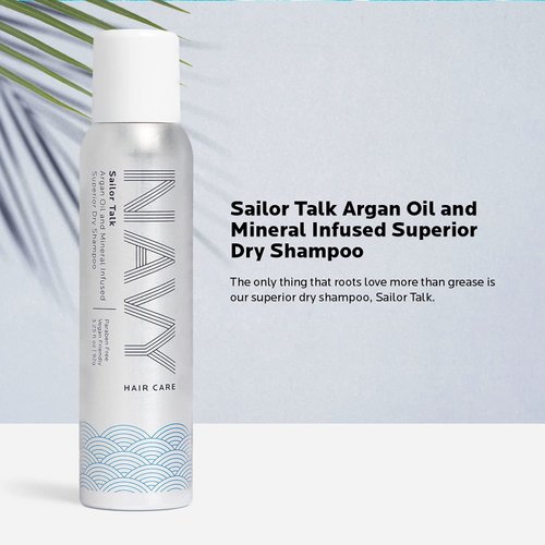NAVY Sailor Talk Argan Oil and Mineral Infused Superior Dry Shampoo - 3.25 fl oz