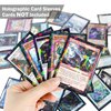 Katomula 100pcs Holographic Card Sleeves, Holographic Diamond Standard Size Card Sleeves for Poke, MTG, Yu-gi-oh, Anime Cards