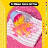 TsMADDTs 24 Colors Rubber Bands, 2000 Pcs Elastic Hair Ties with Organizer Box, Hair Rubber Bands with Hair Tail Tools and Comb, Hair Accessories for Girls Kids Baby Toddler
