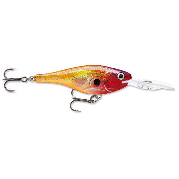 Rapala Glass Shad Rap 04 Fishing lure, 1.5-Inch, Glass Purple Sunfire