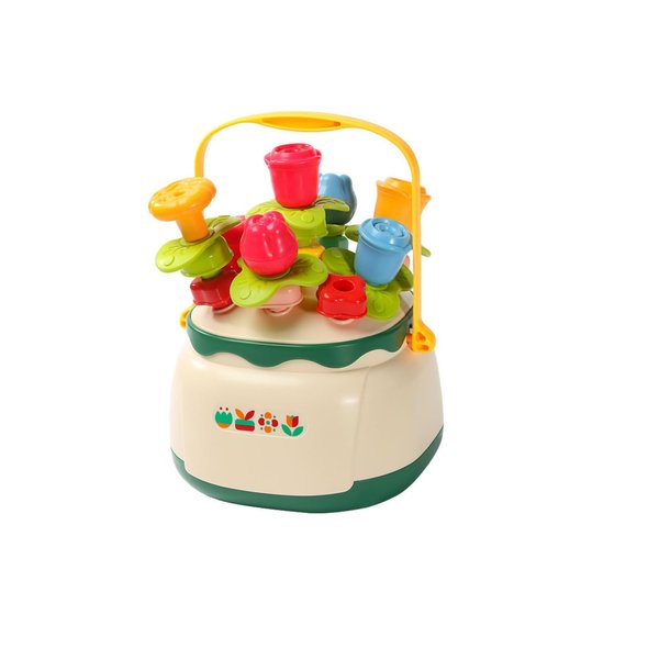 shenhailan Educational Stacking Toy, Garden Flower Learning Educational Toys for Toddlers Boys Girls Gifts