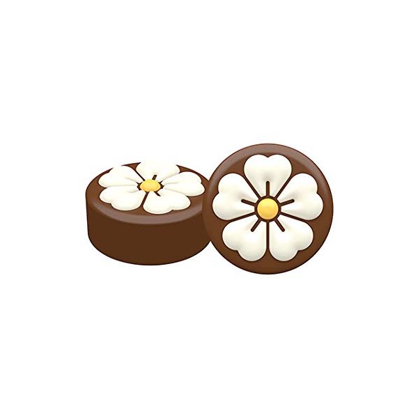 SpinningLeaf Cherry Blossom Sandwich Cookie Chocolate Candy Mold