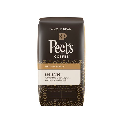 Peet's Coffee Big Bang Medium Roast Whole Bean Coffee, 12 oz