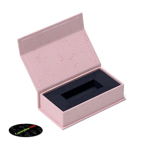Caterpillar Red 4 x Magnetic USB Presentation Gift Boxes, Pink Color, Flash Drives, Removable Drives, Wedding USB Box, Wedding Presentation Gift Box, Photography