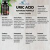 Uric Acid Advanced Formula – Kidney, Liver, Gallbladder, Urinary Tract Cleanse with Cranberry, Chanca Piedra, Tart Cherry, Milk Thistle and Bromelain 60 Capsules