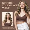 GOO GOO Clip in Hair Extensions Real Human Hair, 14inch 120g 7Pcs, 2/6/18 Balayage Brown to Dirty Blonde, Remy Human Hair Extensions Clip ins for Women, Natural Human Hair