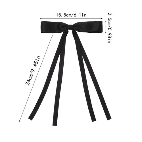 WORTL 16 PCS Hair Bows for Women,Hair Ribbon Hair Bows With Long Tail,Hair Bow Clips Hair Barrettes for Women Accessories